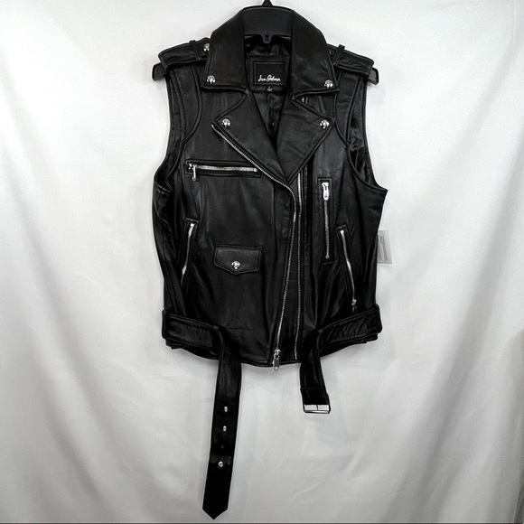 Sam EDELMAN | Genuine leather vest - Picture 1 of 16